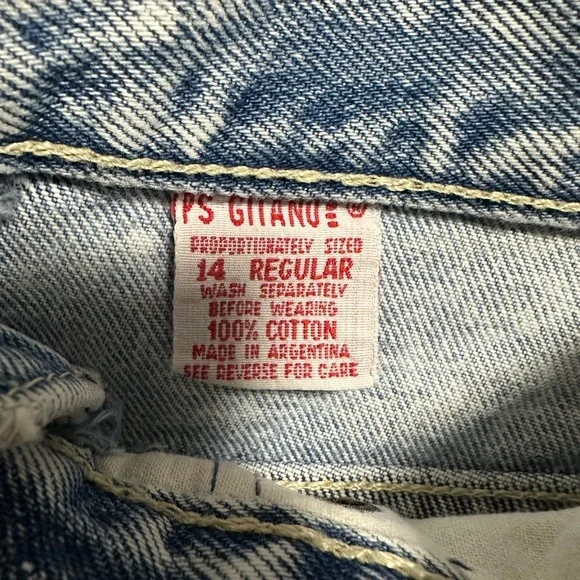 Gitano 80’s Vintage Acid Wash High Rise Jeans - Picture 4 of 12